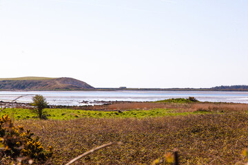 irish view of the coast of the sea
