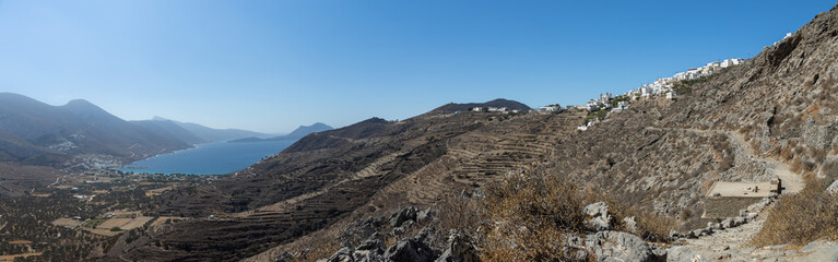 Blick auf Tholaria auf Amorgos