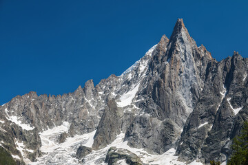French Alps above Chamonix