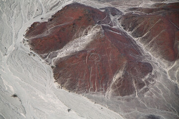 El Astronauta, Líneas de Nazca, perú © Nicolas Dumeige