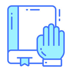 swear Copyright law, intellectual property icon