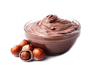 Chocolate paste with filbert nuts