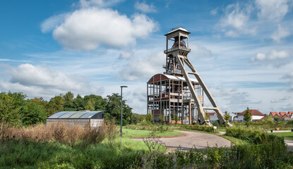 The former mining site at Terhills, National Park Hoge Kempen, Belgium.
