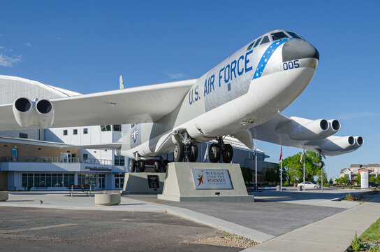 Airplane At The Entrance To The Wings Over The Rockies Air And Space Museum On April 23, 2012 In Aurora, Colorado, USA