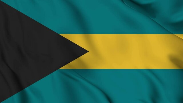 Flag of Bahamas. High quality 4K resolution	