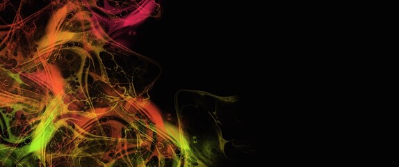 red and yellow smoke