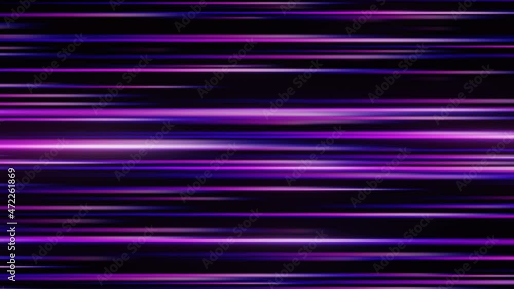 Aufkleber futuristic abstract colorful background in bright neon blue and violet colors. horizontal lines flow
