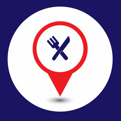 Mapping pin icon