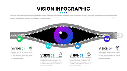 Infographic design template. Business concept with 4 steps © kuliperko