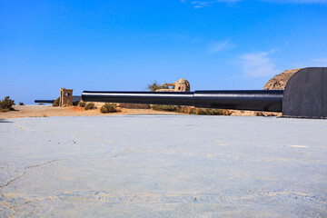Fototapeta premium Gun Battery of Castillitos, Spain Cartagena
