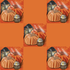 pumpkins,autumn,autumn mood,cup with cappuccino,cup with hot drinks,cup with cocoa,leaves,orange,white,blue mug,white mug,pumpkins,autumn pictures,picture for printing on fabric,wallpaper,textiles,por