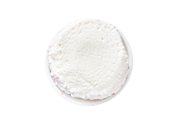 brynza head of cheese meal snack on the table copy space food background rustic. top view keto or paleo diet