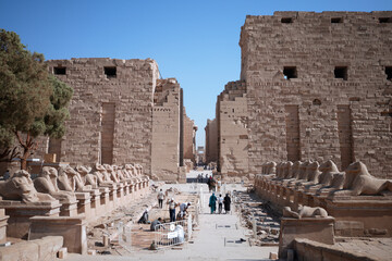 Fototapeta premium Carnak Temple in Egypt, 2021. 