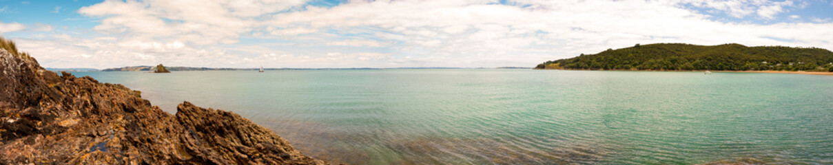 Fototapeta premium Panorama sea Bay in New Zealand