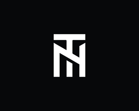 Creative Minimalist Letter TN NT Logo Design , Minimal NT TN Monogram