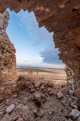 View of the ancient Abbey of Sant'Agata Martire in Puglia - Italy