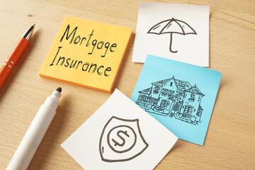 Mortgage Insurance is shown on the photo using the text
