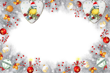 snow and other christmas frames