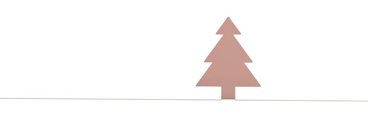 Obraz premium Christmas new year abstract 3d low poly tree card
