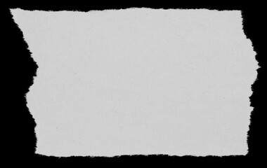 Torn paper on black
