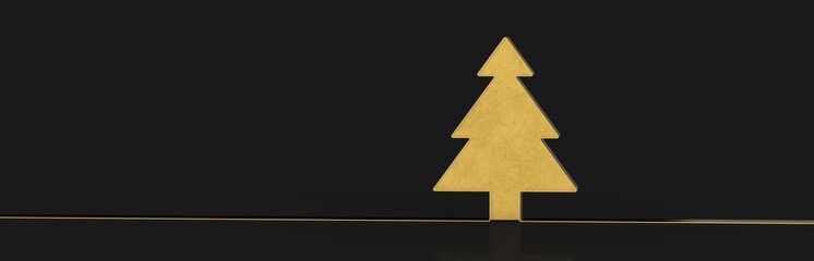 Christmas background with tree continuous