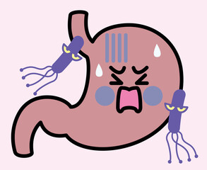 胃　キャラクター　ピロリ菌