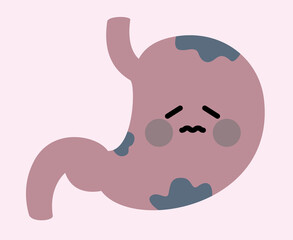 胃　キャラクター　胃がん　病気