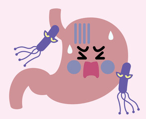 胃　キャラクター　ピロリ菌