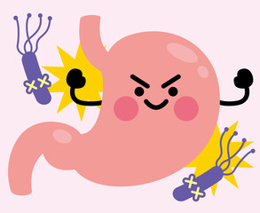 胃　キャラクター　強い胃