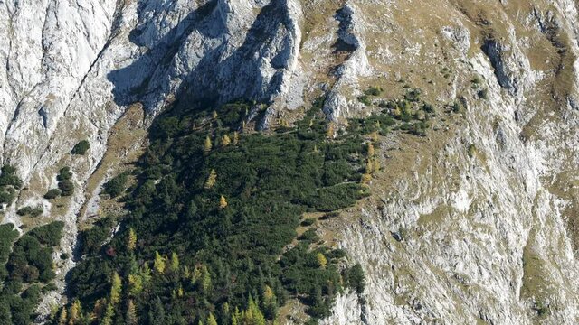 kameraschwenks am berg hohes brett und schneibstein in den berchtesgadener alpen, mehrere szenen