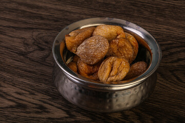 Dry sweet fig fruit heap