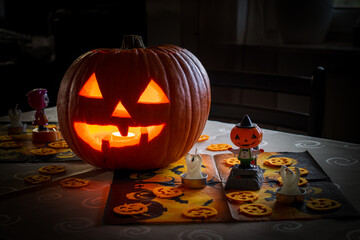 Halloween table decoration 