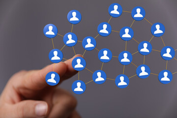 Business and communications group digital