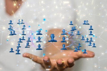 team hierarchy connection group digital