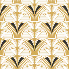 Abstract seamless pattern in Art Deco style. - 472283046