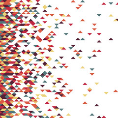 Abstract Geometric Pattern generative computational art illustration