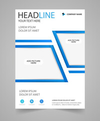 Business brochure flyer design template 