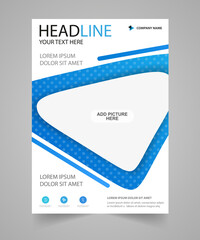 Business brochure flyer design template 