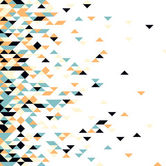 Abstract Geometric Pattern generative computational art illustration