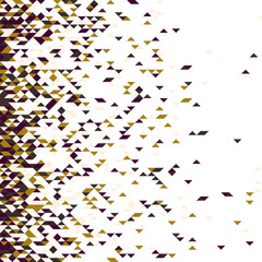 Naklejka premium Abstract Geometric Pattern generative computational art illustration