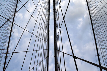 Web of cables
Brooklyn Bridge, New York