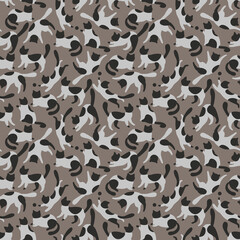 camouflage seamless pattern with cats