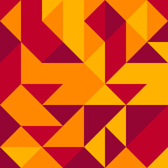 Abstract Geometric Pattern generative computational art illustration