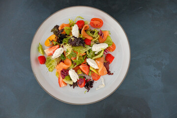 salad with vegetables