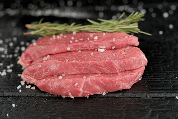 raw beef steak