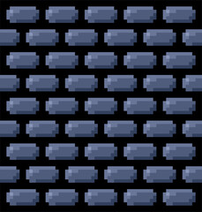 Pixel blue wall
