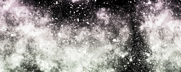 abstract space, colorful nebula, stars and sky