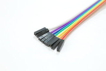 Colored wires for use in electronics