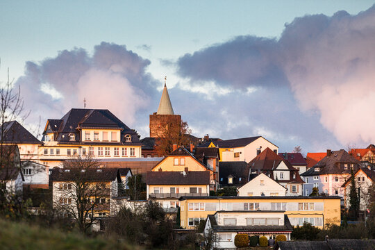 Stadtbild von Grünberg 
