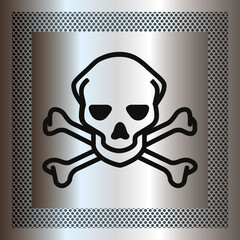 Logo danger de mort.